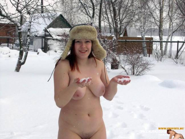 Толстые голые женщины зима